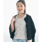 タンクトップ ノースリーブ OUT BRAカップ付ハート刺繍タンクトップ レディース