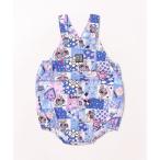 ベビー服 ロンパース SCRAP PATCHWORK総柄 サロペット