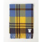 「Joshua Ellis」 チェック柄マフラー - イエロー レディース