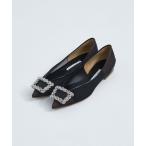 バレエシューズ パンプス 「PIPPICHIC/ピッピシック」PP25S-ANNA V JEWERLY 13/ポインテッドトゥビジューフラットシューズ