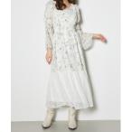 ワンピース 2WAYレースドッキングフレア ワンピース 春服