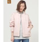 ショッピングサンヨー ブルゾン アウター 「L」「ウォッシャブル」「はっ水」「花粉対策」「防しわ」「UVカット」ポランタフタノーカラーブルゾン レディース