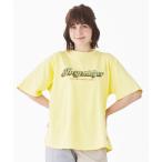 tシャツ ピグメントプリントT レディース