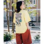 tシャツ 「綿100%」クリフラビットプリントT レディース