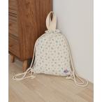 デイバック リュック JEMORGAN ワッフル花柄 ナップサック レディース