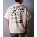 tシャツ 「ムラサキスポーツ限定」POLER/ポーラー 半袖Tシャツ ビッグシルエット 吸湿速乾 259MCV0017 メンズ レディース