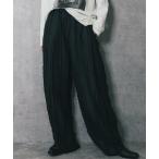 パンツ フリンジストライプタックパンツ レディース