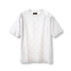 tシャツ パイルジャガードTシャツ メンズ
