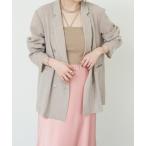 ジャケット テーラードジャケット 「軽やかな大人の透け感」シアージャケット レディース