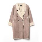 [KBF] мутоновое пальто ONE Brown женский 