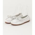 「Minnetonka」 モカシンシューズ 6 ホワイト レディース