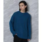 「A + TOKYO」 長袖ニット 2 ブルー メンズ