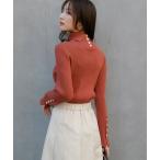 ショッピングレンガ 「Andemiu」 長袖ニット FREE レンガ レディース