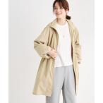 コート アウター 「夏SALE／E‐QUALITY／洗える」ロング丈ライティカジュアルコート レディース