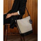 ショッピングキャンバス ショルダーバッグ バッグ 「A4」Enola エノラ キャンバスイロンゲイティッドバケツバッグ レディース