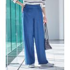 パンツ 「洗える」デニムワイドマリンパンツ(XS〜L) レディース