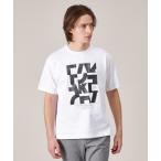 tシャツ 「Made in JAPAN」パズル柄 半袖ポンチ Tシャツ メンズ