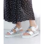 サンダル MINNETONKA ミネトンカ / プラットフォームパファーストラップサンダル 25M02 レディース