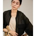 ブルゾン アウター 「25SS」シアークロップドブルゾン 3 / シアーカーディガン レディース