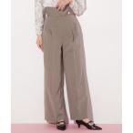 ショッピングSTUART パンツ アシメウエストメタル釦パンツ レディース