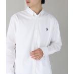 シャツ 「U.S. POLO ASSN./ユーエスポロアッスン」ワンポイントポニー ボタンダウン ロングスリーブシャツ メンズ レディース
