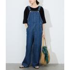サロペット オーバーオール LE DENIM BARE BK サロペット レディース