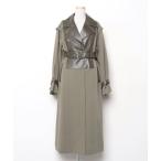 「MURUA」 トレンチコート FREE カーキ レディース
