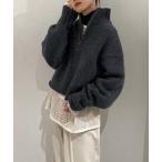 「TODAYFUL」 長袖ニット ONE SIZE チャコールグレー レディース