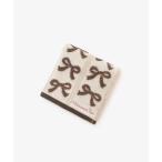 ショッピングハンカチ ハンカチ リボンジャカードミニタオル レディース