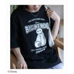 tシャツ Disney ベイマックス刺繍Tシャツ レディース