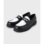 シューズ エナメルローファー メンズ