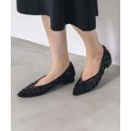 パンプス フラワースパンコールパンプス