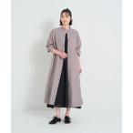 ワンピース ステッチワークシャツワンピ