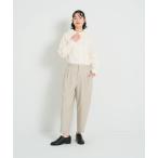 パンツ 「セットアップ」セミテーパードパンツ レディース