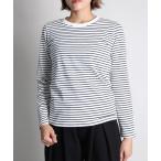 ショッピングボーダー tシャツ ボーダー長袖Tシャツ レディース