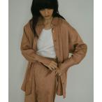 ブラウス シャツ WASHER LONG SHIRTS レディース