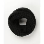 [Q] шарф снуд - черный женский 