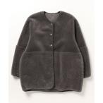 「BEAUTY&amp;YOUTH UNITED ARROWS」 ノーカラージャケット FREE ダークグレー レディース