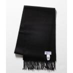 「Johnstons of Elgin」 マフラー FREE ブラック メンズ