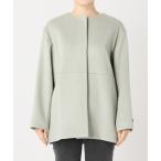 「JOURNAL STANDARD relume」 ノーカラージャケット 34 グリーン レディース