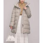ショッピングnano 「NANO universe」 ダウンコート 38 ライトグレー レディース