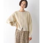 カーディガン 12ゲージ配色リブZIPカーディガン　323319 レディース