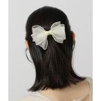 ヘアクリップ シフォンリボンバレッタ / 291485