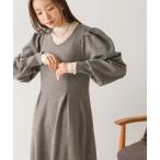 「Bab」 ニットワンピース M グレー