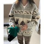 ショッピングカウチン 「SHEENA」 ニットカーディガン M グレー レディース