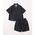 浴衣 国産ライトデニム甚平 キッズ 子供 男の子 女の子