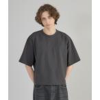 tシャツ pigment-dyed cropped T-shirt/クロップドピグメントTシャツ メンズ レディース