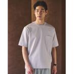 tシャツ オーガニック ポンチ クルーネック Tシャツ メンズ