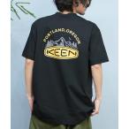 ショッピング半袖トップス プリント ロゴ tシャツ 「ムラサキスポーツ限定」KEEN/キーン 半袖Tシャツ バックプリント 抗菌 消臭 接触冷感 保湿 1031507/1031508 メンズ