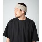 ニット帽 ニットキャップ Rib Knit Ripped Head Band / ダメージ加工ニットヘアバンド メンズ レディース